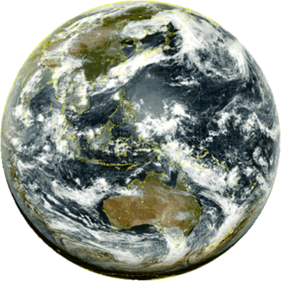 실제 인공위성 관측